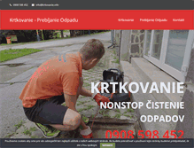 Tablet Screenshot of krtkovanie.info